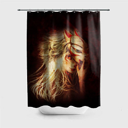 Шторка для ванной Кицуне