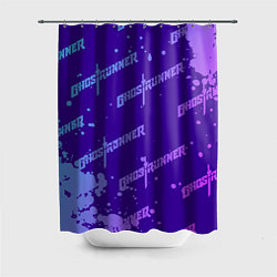 Шторка для ванной Ghostrunner узор