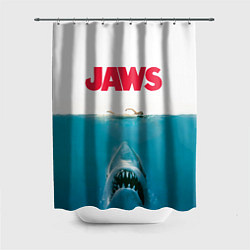 Шторка для душа Jaws 1975, цвет: 3D-принт