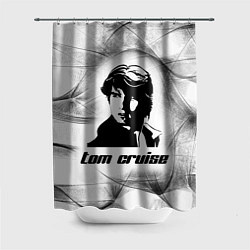 Шторка для душа Tom Cruise famous actor, цвет: 3D-принт