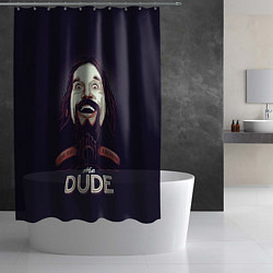 Шторка для душа Большой Лебовский The Dude, цвет: 3D-принт — фото 2