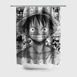 Шторка для ванной Луфи улыбается one piece