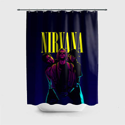 Шторка для душа Nirvana Neon, цвет: 3D-принт