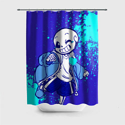 Шторка для ванной UNDERTALE SANS BLUE