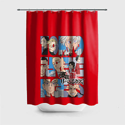 Шторка для душа Tokyo Revengers Токийские мстители Poster Z, цвет: 3D-принт