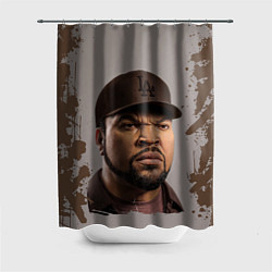 Шторка для душа Ice Cube Айс Куб Z, цвет: 3D-принт