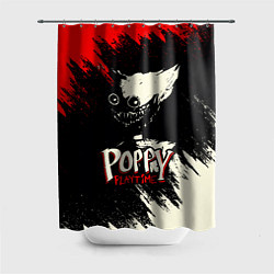 Шторка для ванной Poppy Playtime: Red & Black