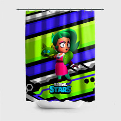 Шторка для ванной Lola BrawlStars green