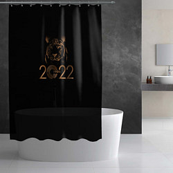 Шторка для душа 2022 Tiger Bronze Theme, цвет: 3D-принт — фото 2