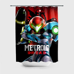 Шторка для душа Metroid Dread, цвет: 3D-принт