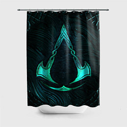 Шторка для ванной ASSASSINS CREED VALHALLA SYMBOL NEON