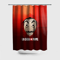 Шторка для ванной СЕРИАЛ БУМАЖНЫЙ ДОМ LA CASA DE PAPEL