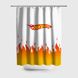 Шторка для ванной Hot Wheels Logo Fire