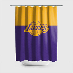 Шторка для ванной LAKERS LINE HEXAGON SPORT