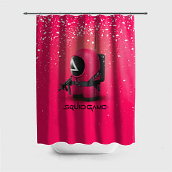 Шторка для душа Among Us x Squid Game, цвет: 3D-принт