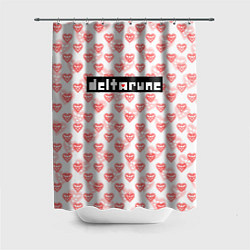 Шторка для ванной DELTARUNE PATTERN LOGO