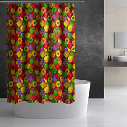 Шторка для душа Перец Болгарский, цвет: 3D-принт — фото 2