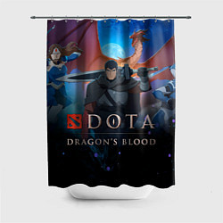 Шторка для душа Dragons blood team, цвет: 3D-принт