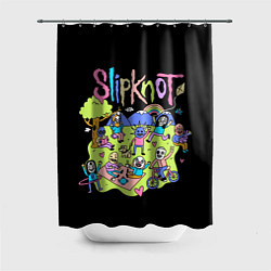 Шторка для душа Slipknot cuties, цвет: 3D-принт