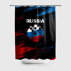 Шторка для душа Russia Герб в стиле, цвет: 3D-принт