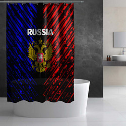 Шторка для душа Russia Герб Патриот, цвет: 3D-принт — фото 2