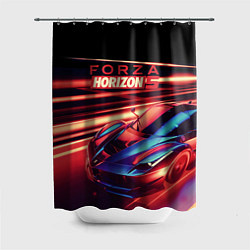Шторка для душа Forza Horizon 5 - sports car, цвет: 3D-принт