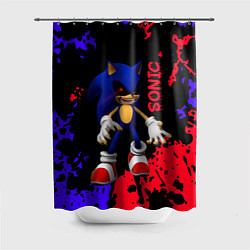 Шторка для душа Соник екзе Sonic exe, цвет: 3D-принт