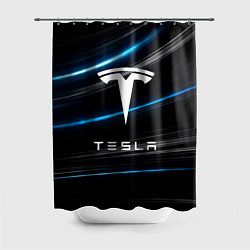 Шторка для ванной Tesla - Неоновые полосы