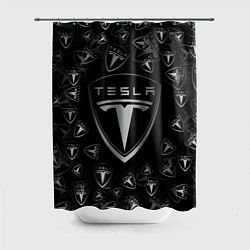 Шторка для ванной TESLA BIG LOGO PATTERN