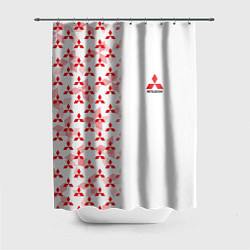 Шторка для ванной Mitsubishi Mini logo Half pattern