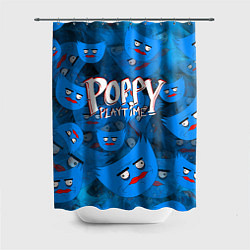 Шторка для ванной Poppy Playtime Pattern background