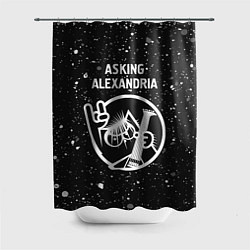 Шторка для душа Asking Alexandria - КОТ - Краска, цвет: 3D-принт