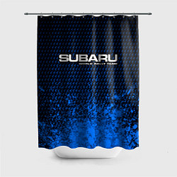 Шторка для душа SUBARU RACING Арт, цвет: 3D-принт