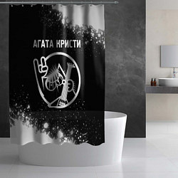 Шторка для душа Агата Кристи КОТ Краска, цвет: 3D-принт — фото 2