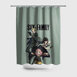 Шторка для ванной Spy x Family Семья шпиона