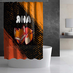 Шторка для душа Яна ЛИСИЧКА Краска, цвет: 3D-принт — фото 2