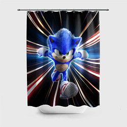 Шторка для душа Speed Sonic, цвет: 3D-принт