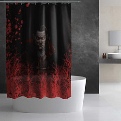 Шторка для душа Vampire Survivors art, цвет: 3D-принт — фото 2