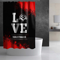 Шторка для душа Warframe Love Классика, цвет: 3D-принт — фото 2