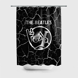 Шторка для душа The Beatles - КОТ - Трещины, цвет: 3D-принт
