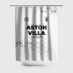 Шторка для душа Aston Villa Champions Униформа, цвет: 3D-принт