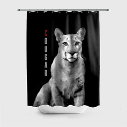 Шторка для ванной Cougar - wild cat