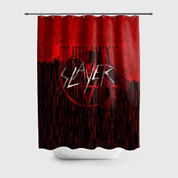 Шторка для душа The Vinyl Conflict - Slayer, цвет: 3D-принт