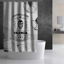 Шторка для душа Valencia Football Club Number 1 Legendary, цвет: 3D-принт — фото 2