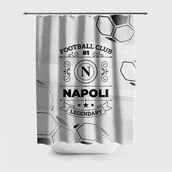 Шторка для душа Napoli Football Club Number 1 Legendary, цвет: 3D-принт