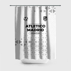 Шторка для душа Atletico Madrid Champions Униформа, цвет: 3D-принт