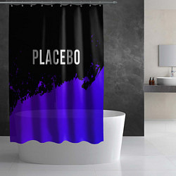 Шторка для душа Placebo Purple Grunge, цвет: 3D-принт — фото 2