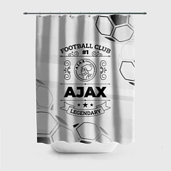 Шторка для душа Ajax Football Club Number 1 Legendary, цвет: 3D-принт