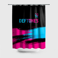 Шторка для ванной Deftones Neon Gradient