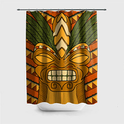 Шторка для ванной Polynesian tiki ANGRY